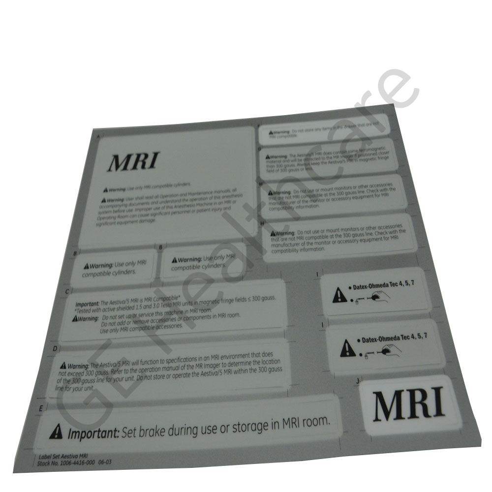 Label Aestiva MRI Label Aestiva MRI