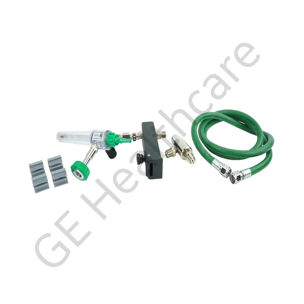 Kit Flowmeter Piece O2 Rail Mounting for Anesthesia Mach Kit Flowmeter Piece O2 Rail Mounting for Anesthesia Mach