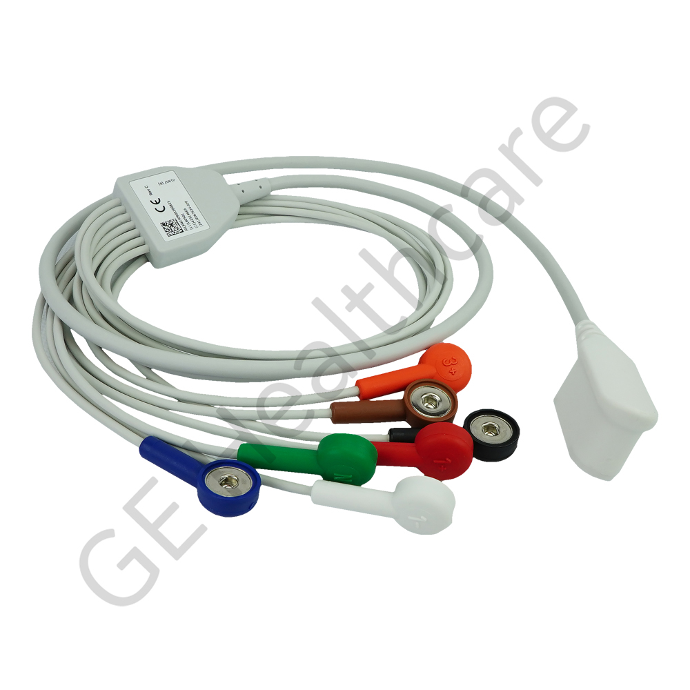 HOLTER LEADWIRE SET, SEVEN LEADWIRE, THREE CHANNEL, 105 CM (41 IN), AHA
