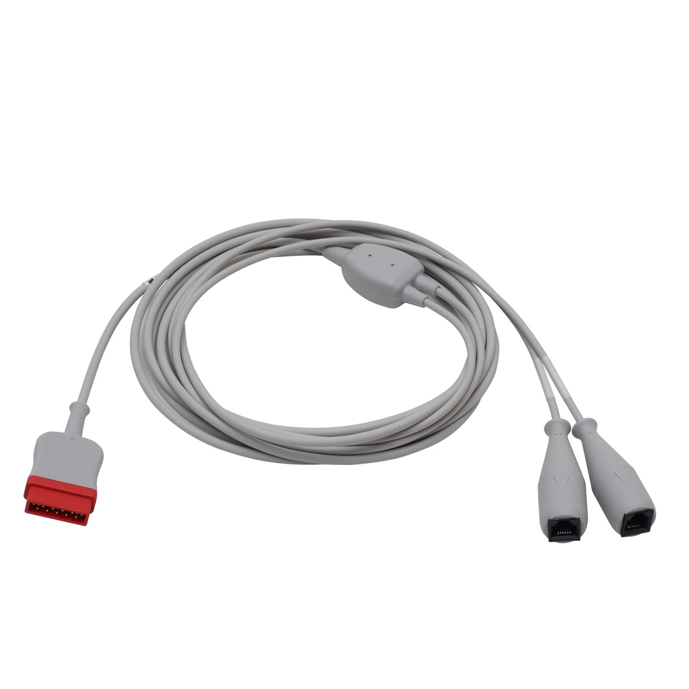 IBP Cable, ICU Medical Transpac-IV, Dual, 1.2 m/4 ft., 1/pack