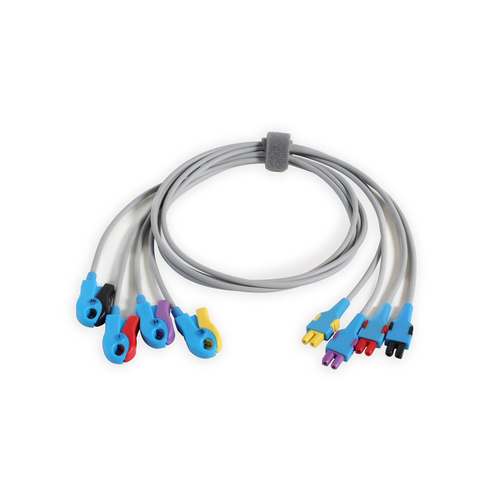 Leadwire Set, 4 Add-On, Grabber, IEC-HEIM, 1/pack Leadwire Set, 4 Add-On, Grabber, IEC-HEIM, 1/pack