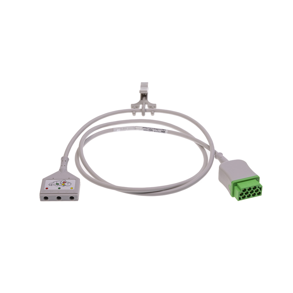 ECG Trunk Cable, Neonatal, DIN 3-lead, IEC, 1.2 m/4 ft. ECG Trunk Cable, Neonatal, DIN 3-lead, IEC, 1.2 m/4 ft.
