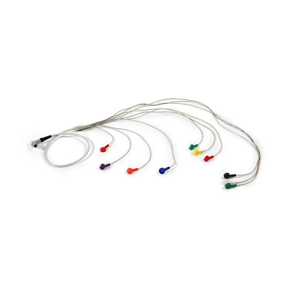 SEER 12-Channel Holter ECG Cable, Round, AHA 51.2 in./130 cm, 1/pack