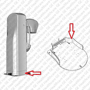 Column Cover Bottom Back Equipped 2375031-2 Column Cover Bottom Back Equipped 2375031-2
