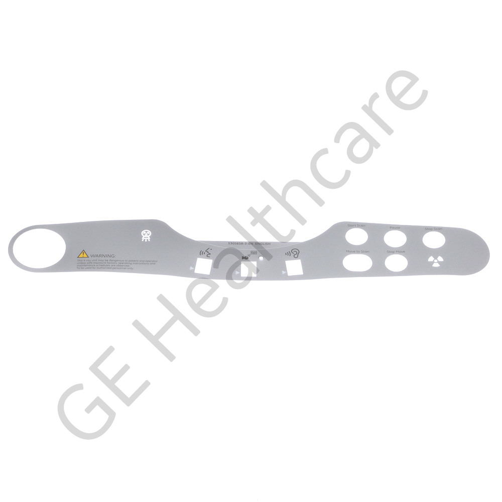 PET SCIM Overlay, English, Silver for GOC6 PET SCIM Overlay, English, Silver for GOC6
