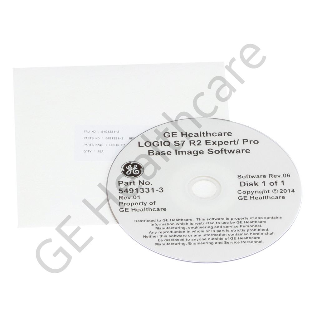 LOGIQ S7 R2 Base System Software 5491331-3 LOGIQ S7 R2 Base System Software 5491331-3