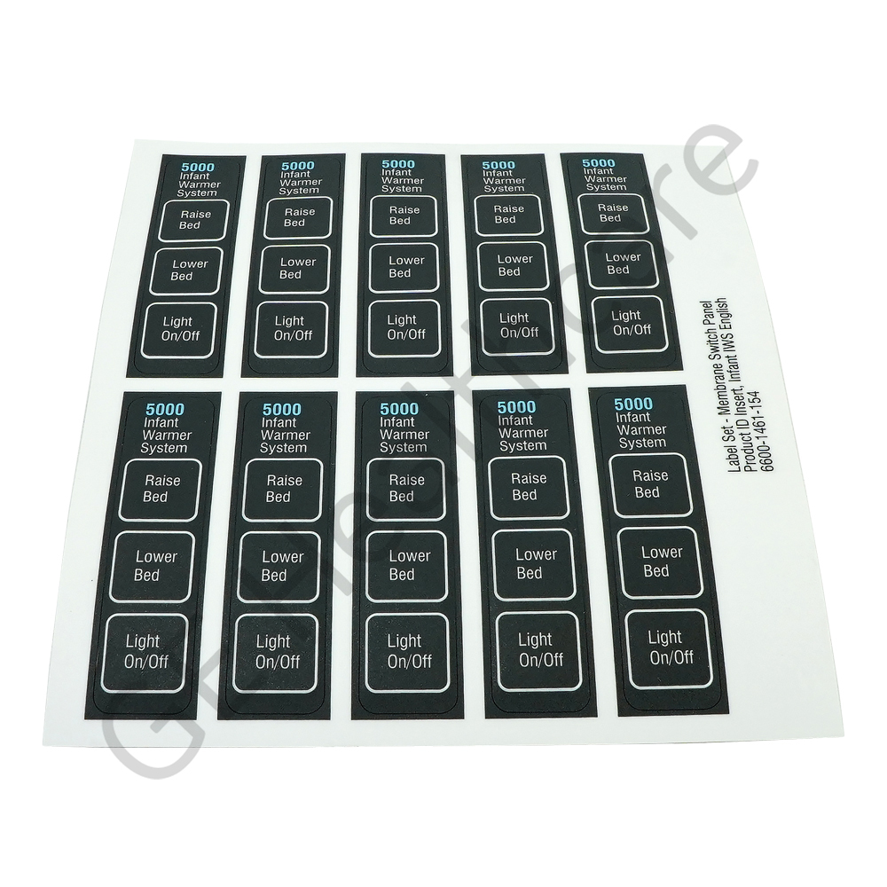LBL MOD ID SW PNL 5000 LBL MOD ID SW PNL 5000