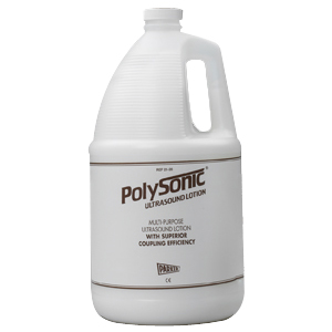 PolySonic Ultrasound Lotion Ã» (Non-Sterile) 1 US gallon with refillable dispenser. 4 - 1 gallon bottles per case.(case quantity only)