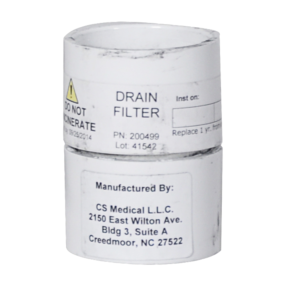 TD 100 Disinfector replacement vapor management and drain filter TD 100 Disinfector replacement vapor management and drain filter