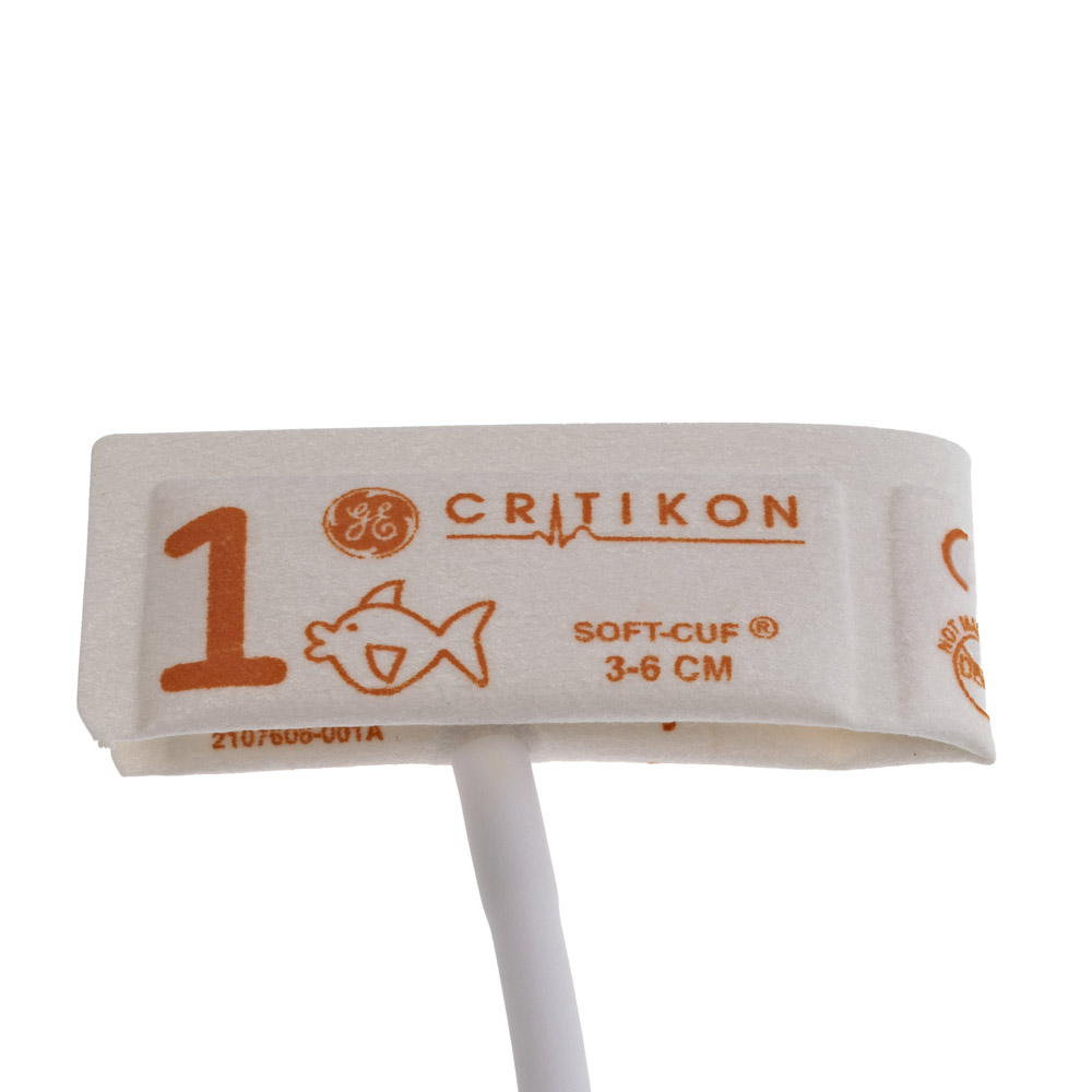 Soft-cuf, Neonatal#1, 1TB, Orange / White (BX/20) Soft-cuf, Neonatal#1, 1TB, Orange / White (BX/20)