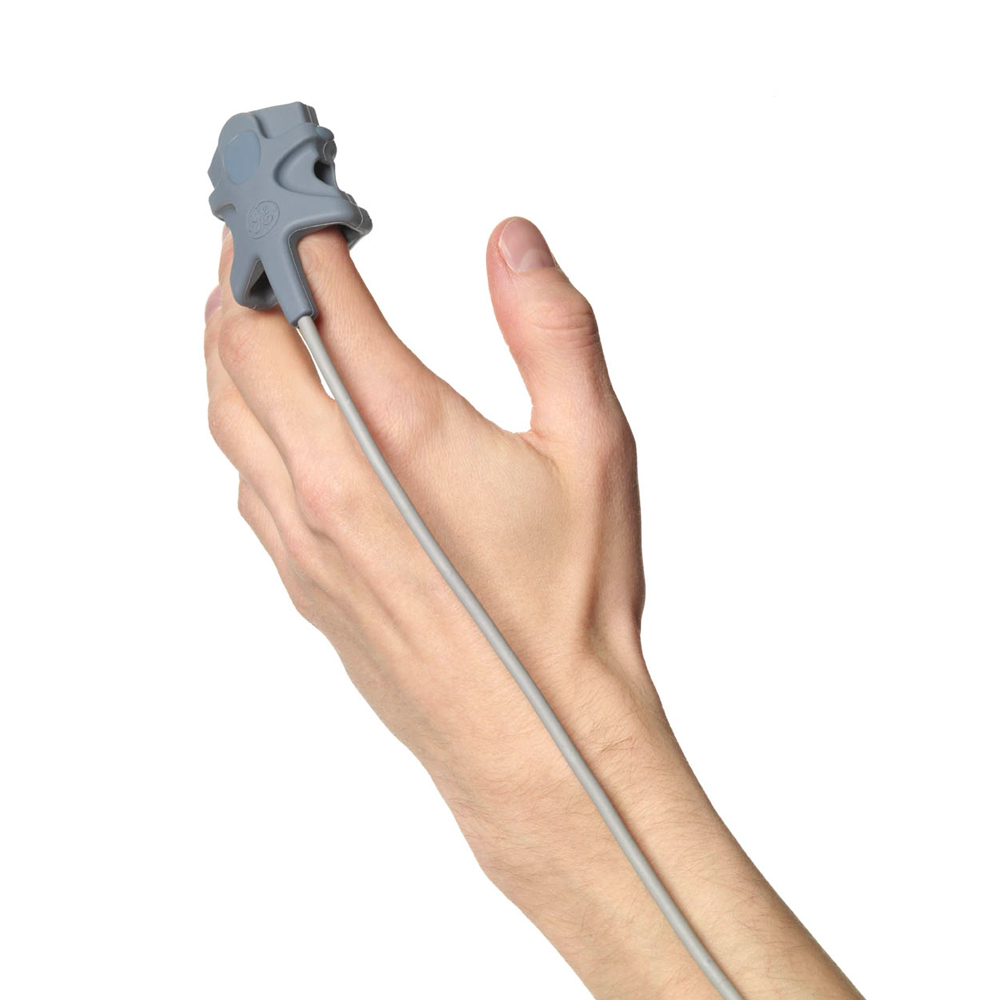 TruSignal™ SpO2 Resusable Sensor, Finger, Adult, 1m, 1/pack
