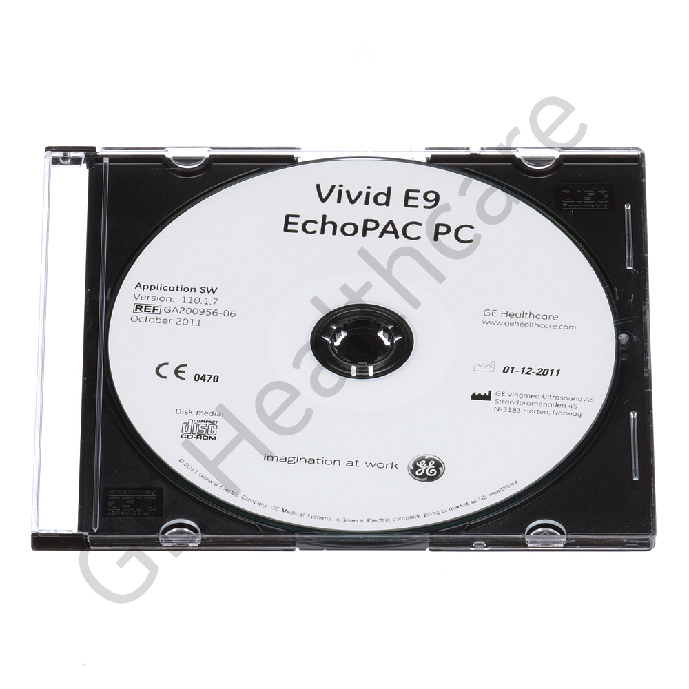 Vivid E9 and Echopac PC Application Software v.110.1.7