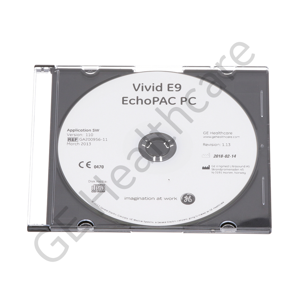 Vivid E9 and EchoPAC PC Application Software 110.1.13